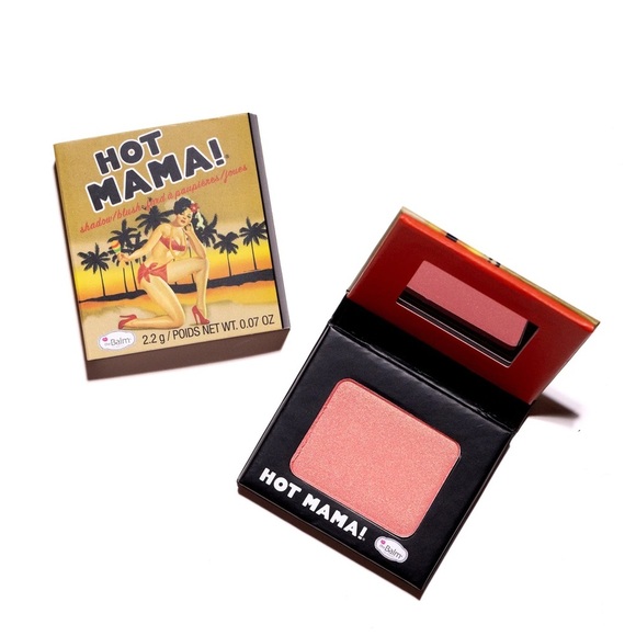 NWT theBalm Hot Mama Powder Blush - Travel Size - Picture 2 of 4